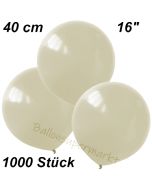 Luftballons 40 cm, Elfenbein, 1000 Stück