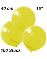 Luftballons 40 cm, Gelb, 100 Stück