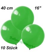 Luftballons 40 cm, Grün, 10 Stück