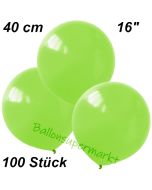 Luftballons 40 cm, Limonengrün, 100 Stück