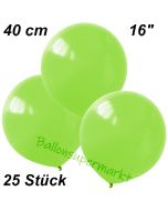 Luftballons 40 cm, Limonengrün, 25 Stück
