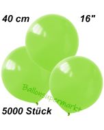 Luftballons 40 cm, Limonengrün, 5000 Stück