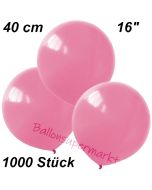 Luftballons 40 cm, Rosa, 1000 Stück