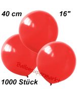 Luftballons 40 cm, Rot, 1000 Stück