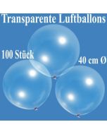 Luftballons, transparent, 40 cm, 100 Stück