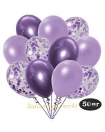 luftballons-50er-pack-15-flieder-konfetti-und-18-metallic-lila-17-chrome-lila