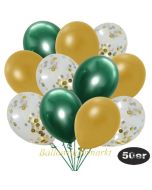 luftballons-50er-pack-15-gold-konfetti-und-18-metallic-gold-17-chrome-gruen