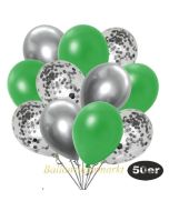 luftballons-50er-pack-15-silber-konfetti-und-18-metallic-gruen-17-chrome-silber