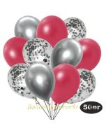 luftballons-50er-pack-15-silber-konfetti-und-18-metallic-rot-17-chrome-silber