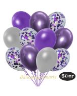 luftballons-50er-pack-15-violett-konfetti-und-11-metallic-violett-12-metallic-silber-12-chrome-lila