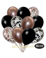 luftballons-50er-pack-8-rosegold-7-schwarz-konfetti-und-18-metallic-schwarz-17-chrome-rosegold