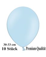 Premium Luftballons aus Latex, 30 cm - 33 cm, babyblau, 10 Stück