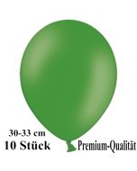 Premium Luftballons aus Latex, 30 cm - 33 cm, dunkelgrün, 10 Stück