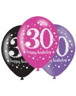 Pink Celebration 30, Luftballons zum 30. Geburtstag