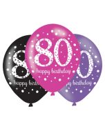 Pink Celebration 80, Luftballons zum 80. Geburtstag