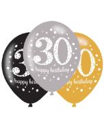 Sparkling Celebration 30, Luftballons zum 30. Geburtstag