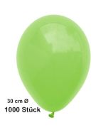 Luftballon Apfelgrün, Pastell, gute Qualität, 1000 Stück