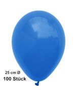 Luftballons Blau, 25 cm, 100 Stück, preiswert und günstig