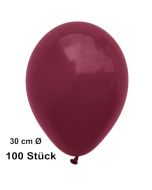 Luftballons 28-30 cm, Burgund, preiswert und günstig