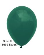 Luftballon Dunkelgrün, Pastell, gute Qualität, 5000 Stück