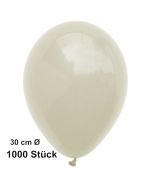 Luftballon Elfenbein, Pastell, gute Qualität, 1000 Stück