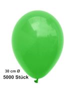 Luftballon Grün, Pastell, gute Qualität, 5000 Stück