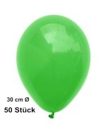 Luftballon Grün, Pastell, gute Qualität, 50 Stück