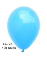 Luftballons Himmelblau, 25 cm, 100 Stück, preiswert und günstig