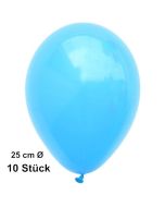 Luftballons Himmelblau, 25 cm, 10 Stück, preiswert und günstig