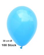 Luftballons Himmelblau, 28-30 cm, preiswert und günstig