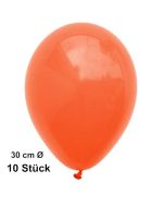 Luftballons Orange, 28-30 cm, 10 Stück, preiswert und günstig