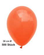 Luftballon Orange, Pastell, gute Qualität, 500 Stück