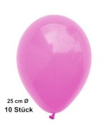 Luftballons Pink 25 cm, 10 Stück, preiswert und günstig