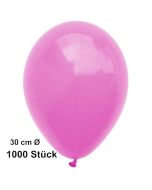 Luftballon Pink, Pastell, gute Qualität, 1000 Stück