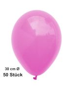 Luftballon Pink, Pastell, gute Qualität, 50 Stück