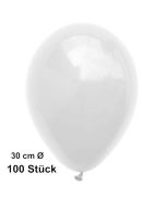 Luftballon Weiß, Pastell, gute Qualität, 100 Stück