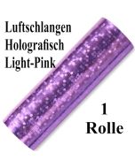 Luftschlangen Light-Pink Holografisch Metallic