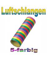 Luftschlangen 5-farbig, flammenhemmend