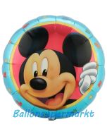 Micky Maus Portrait Luftballon aus Folie inklusive Helium