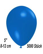 Luftballons 12 cm, Blau, 5000 Stück