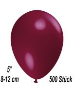 Luftballons 12 cm, Bordeaux, 500 Stück