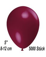 Luftballons 12 cm, Bordeaux, 5000 Stück