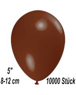 Luftballons 12 cm, Braun, 10000 Stück