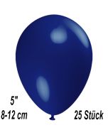 Luftballons 12 cm, Dunkelblau, 25 Stück