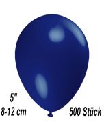 Luftballons 12 cm, Dunkelblau, 500 Stück
