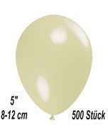 Luftballons 12 cm, Elfenbein, 500 Stück