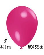 Luftballons 12 cm, Fuchsia, 1000 Stück
