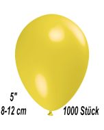 Luftballons 12 cm, Gelb, 1000 Stück