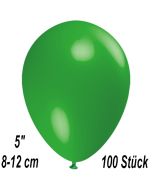 Luftballons 12 cm, Grün, 100 Stück