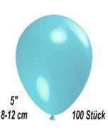 Luftballons 12 cm, Hellblau, 100 Stück